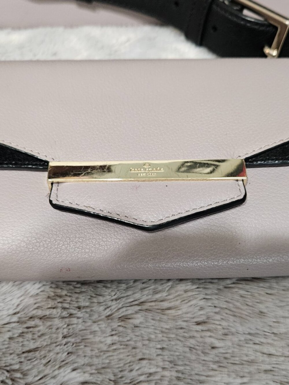 Kate Spade Carmel Court Gray/Black Bag AND Matching Wallet {#817-2} - Picture 4 of 14